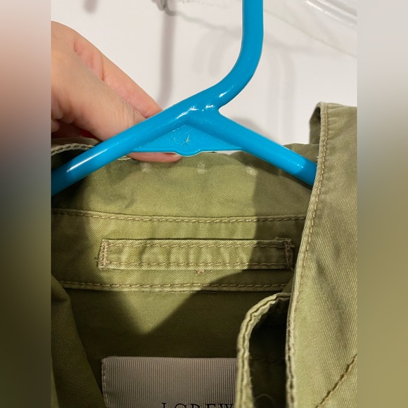J.Crew Field Utility Hooded Cotton Jacket Olive Green XL - Picture 13 of 13